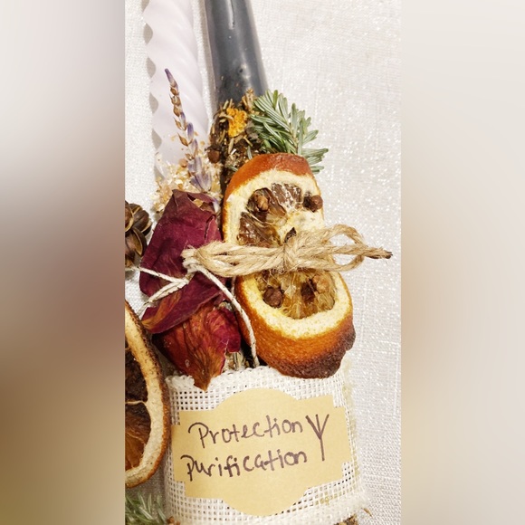 Protection & Purification Ritual candle set handmade - Picture 5 of 17